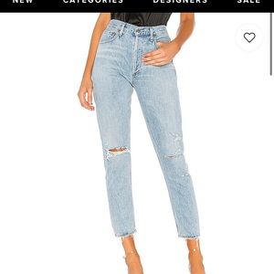 AGOLDE Jamie high rise classic straight leg jeans